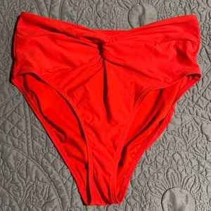 High waisted bikini bottom